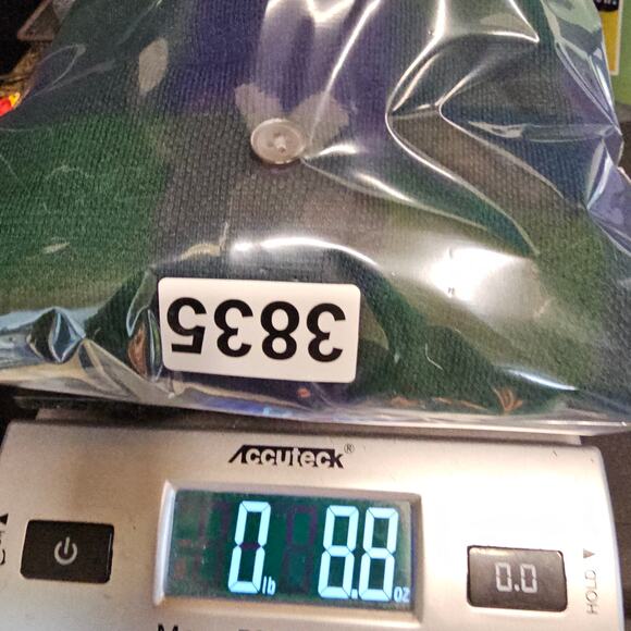 Land’s End 100% Cotton Navy Blue And Green Plaid Cardigan Womens M Preppy 3835 - Picture 7 of 7